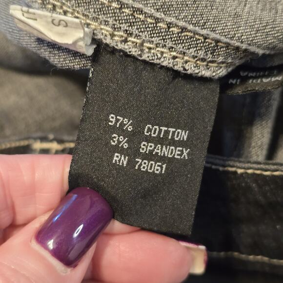 Tripp NYC VTG Jeans Womems Faded Black Size 11 Goth Punk Cybergoth Grunge Y2K - Picture 4 of 13